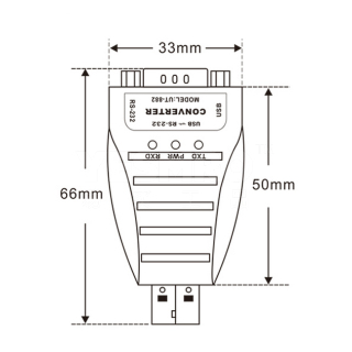 USB接口转换器 USB转RS232转换器 USB转RS232 UT-882