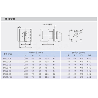 LW30系列 万能转换开关