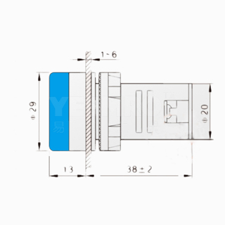 22MM LED信号灯 电源指示灯