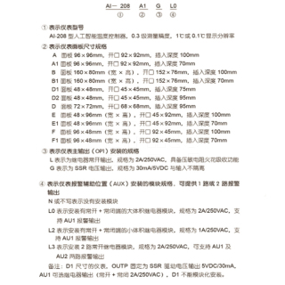 AI-208系列 温控表