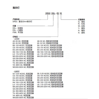 AR/DR22 (22mm) 指示灯