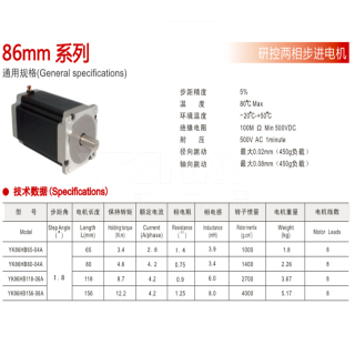 86系列 两相步进电机