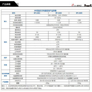 EP系列 开关电源