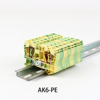 AK系列回拉弹片式导轨接线端子