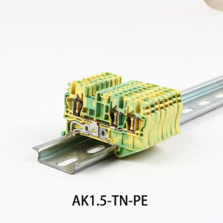 AK系列回拉弹片式导轨接线端子