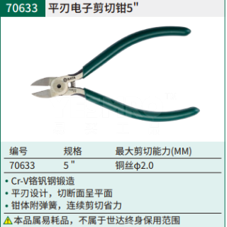 平刃电子剪切钳