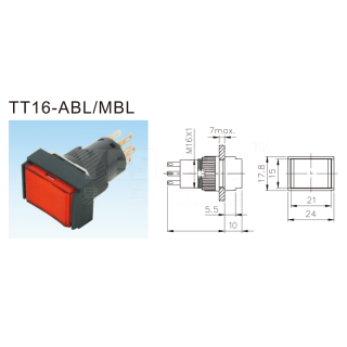 TT16系列短型按钮开关