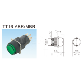 TT16系列短型按钮开关