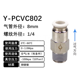 PCVC-螺纹直通单向阀
