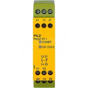 PNOZ X - 安全继电器 - E-STOP检测,安全门, 光栅
