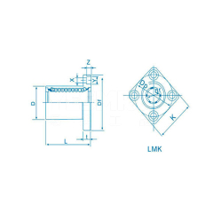 LMK系列 方法兰型直线轴承