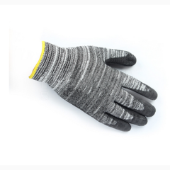 玻璃纤维PU涂层5级防割手套