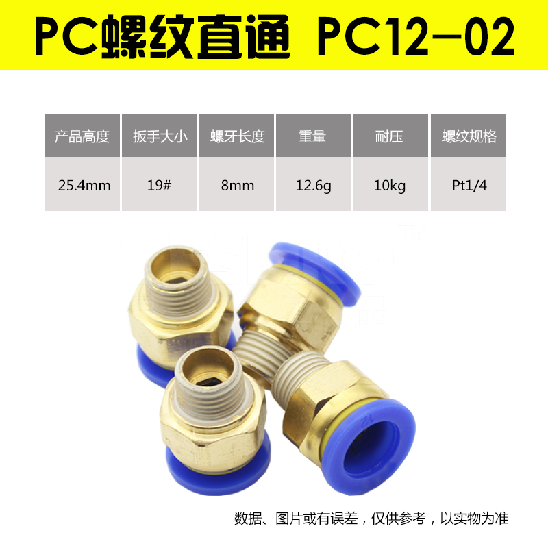 易买优选 PC系列 外螺纹直通