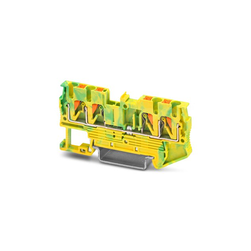 菲尼克斯PHOENIX PT直插式接线端子 PT 2,5-QUATTRO-PE(片装) 黄绿 单层 2.5 - - 5.2 3209594 ...