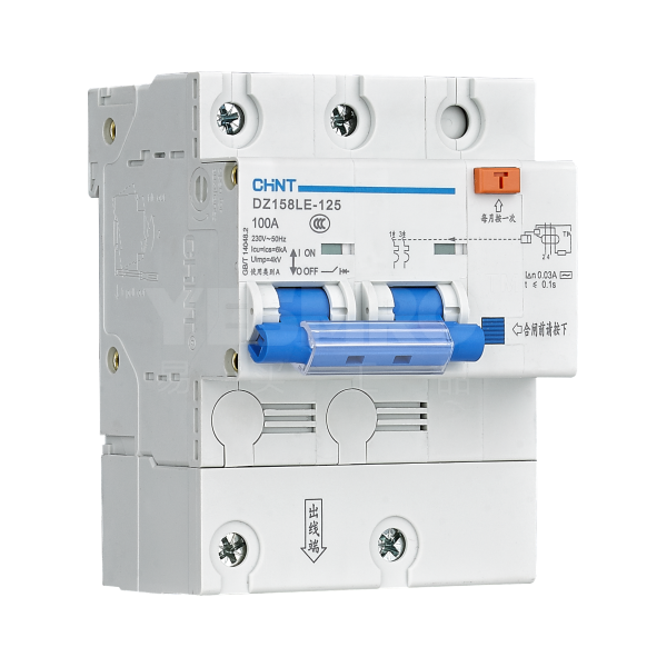 正泰 CHINT DZ158LE-125系列电子式剩余电流动作断路器