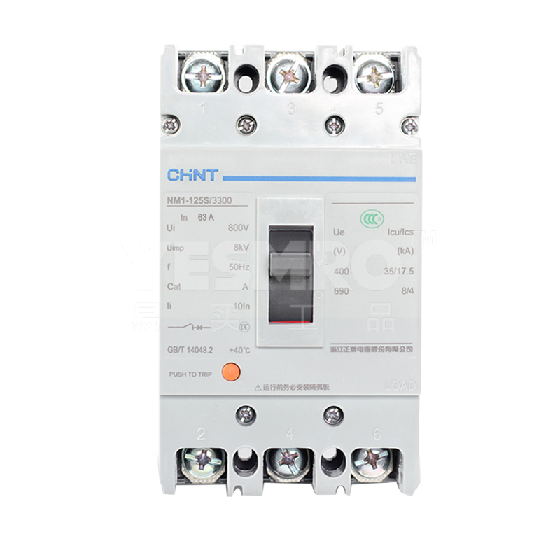 正泰 CHINT NM1系列三极塑料外壳式断路器