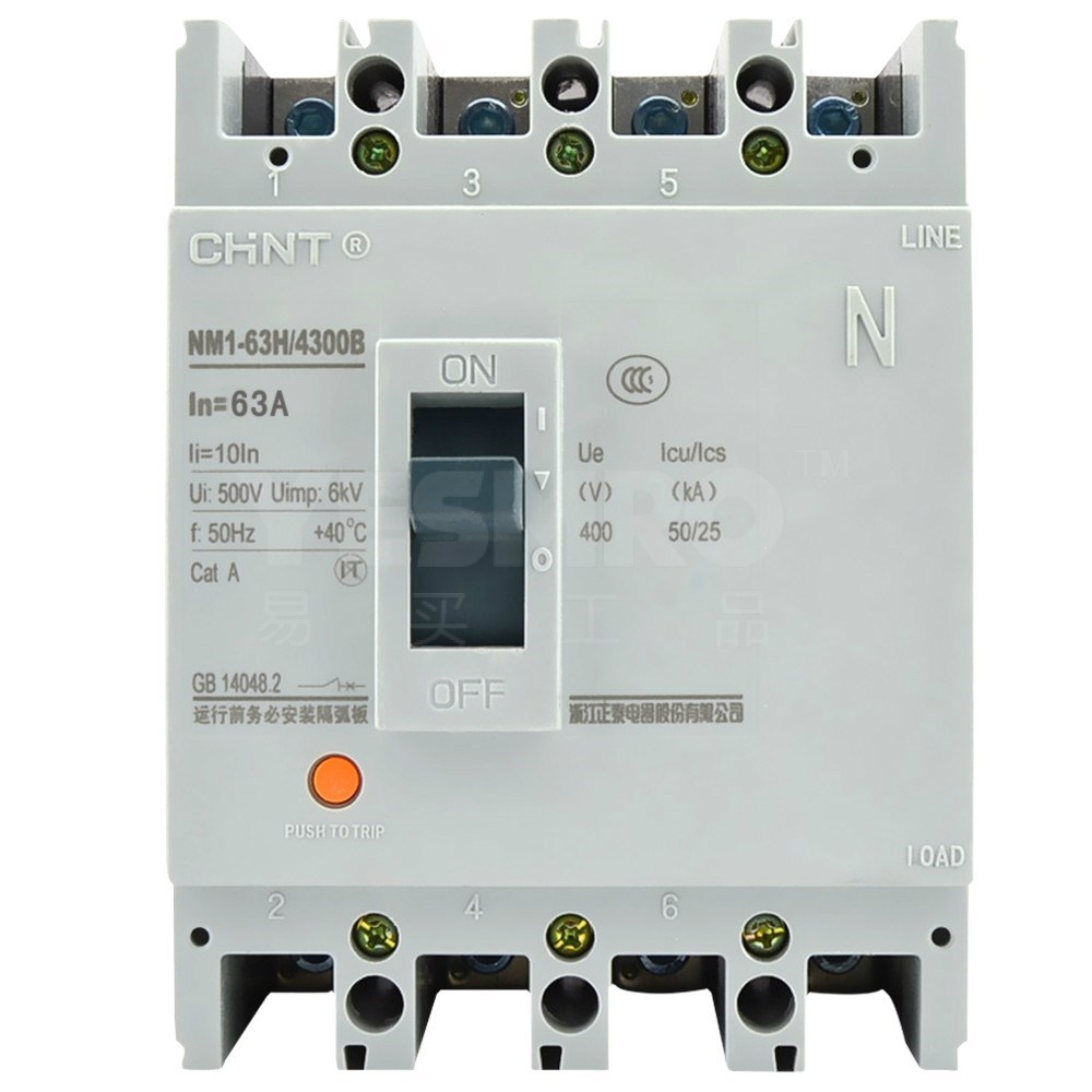 正泰 CHINT NM1系列四极塑料外壳式断路器