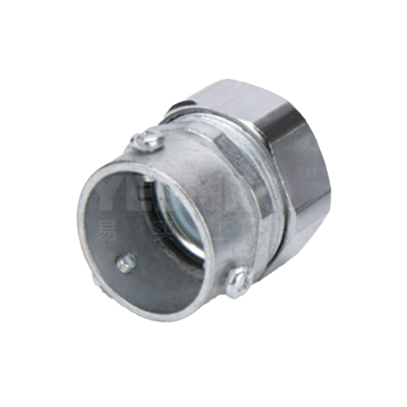 易买优选 金属软管三柱接头