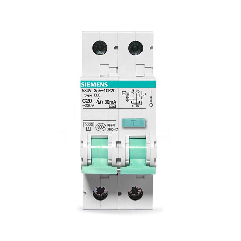 西门子 SIEMENS 5SU9 绿色微型漏电断路器