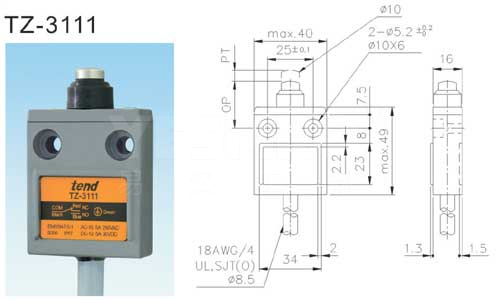 天得 TEND TZ系列 限位开关