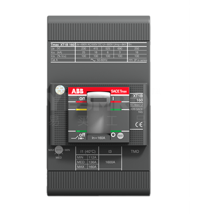 ABB Tmax XT系列 塑壳断路器 紧凑型