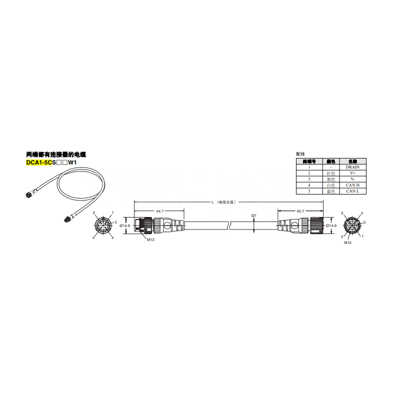 易买优选 欧姆龙 CP1E系列 PLC编程电缆/数据/下载线