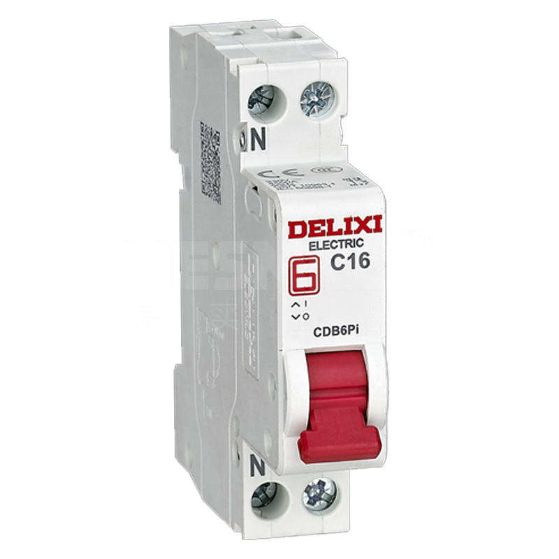 德力西 DELIXI CDB6Pi系列“相线+中性线”小型断路器