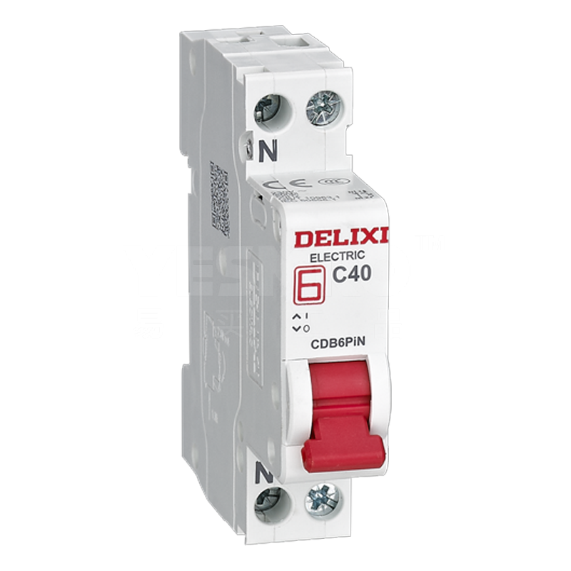 德力西 DELIXI CDB6PiN系列“相线+中性线”小型断路器