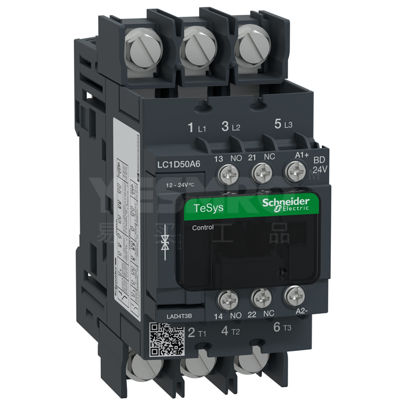施耐德 Schneider 进口TeSys LC1D Everlink系列三极交流接触器(直流线圈)