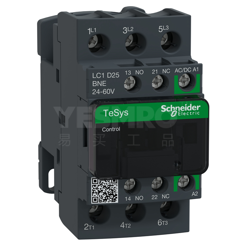 施耐德 Schneider 进口TeSys LC1D系列三极交流接触器(交直流线圈)