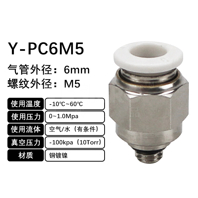 火也 PC-螺纹直通