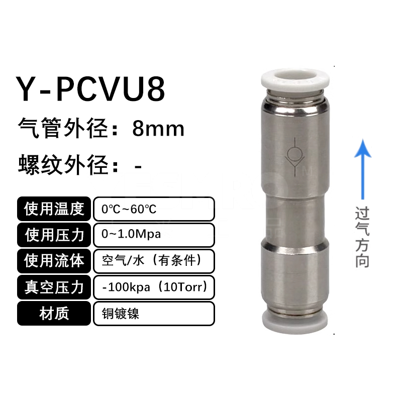 火也 PCVU-快插式单向阀
