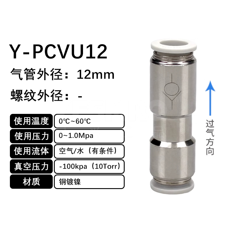 火也 PCVU-快插式单向阀