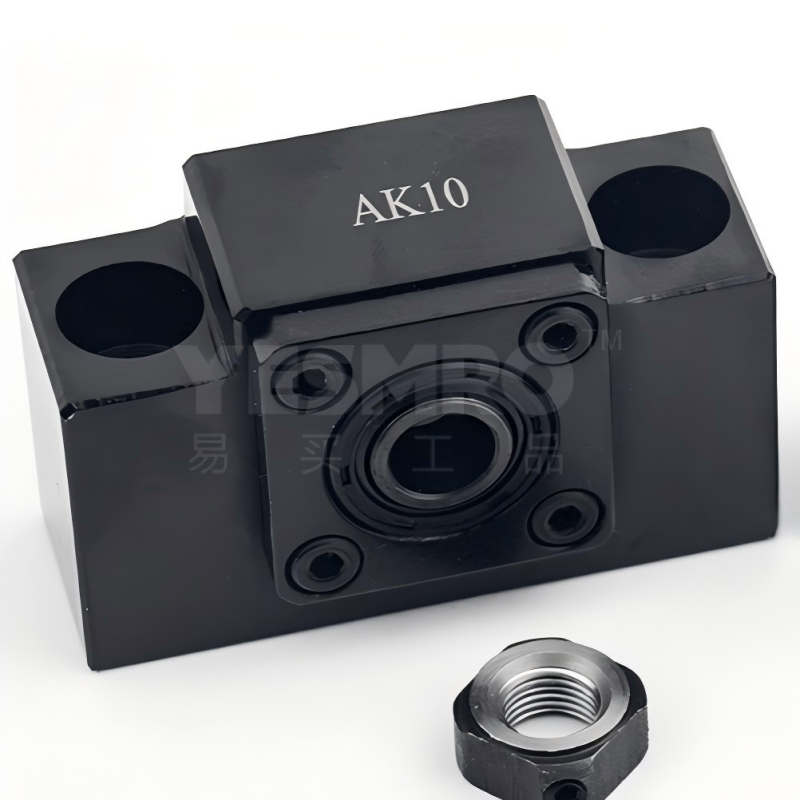 易买优选 经济型 丝杠支座组件 固定侧 方型 标准型 AK