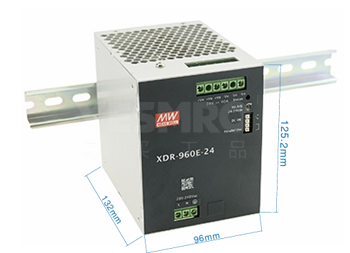 台湾明纬 MEAN WELL XDR系列经济型超薄导轨电源