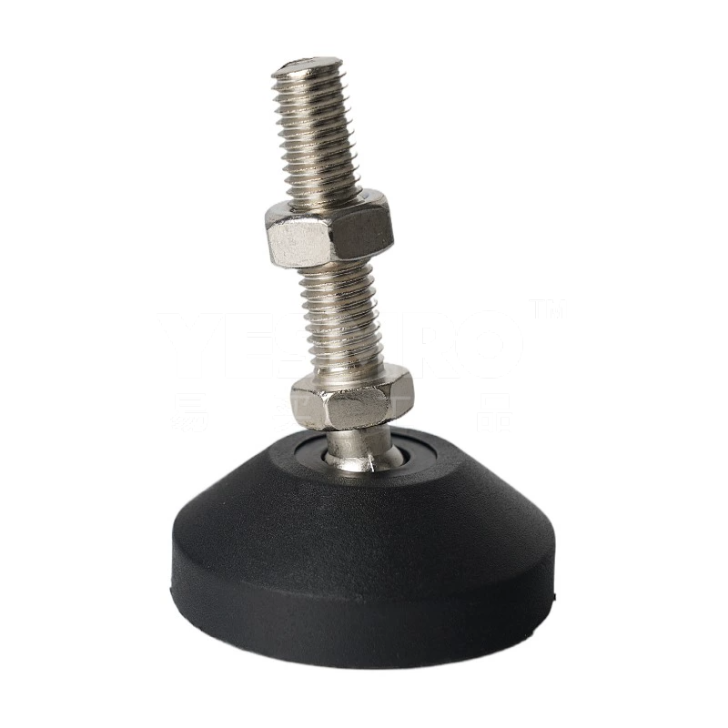 火也 调整脚杯 增强尼龙万向脚杯 橡胶调节垫脚