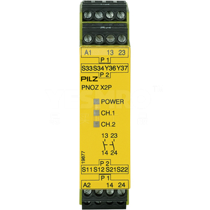皮尔磁 PILZ PNOZ X - 安全继电器 - E-STOP检测,安全门, 光栅