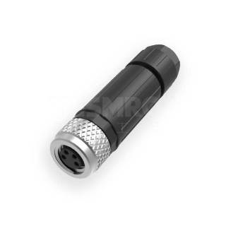 富延升 连接器-公头母头 63F081 M8直型母头 螺钉端子 螺钉式 4Pin 母头 FCC M334-0000-10-31X450 ...
