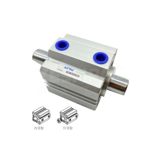 亚德客 AirTAC SDAD系列超薄气缸（双轴复动型）