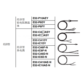 欧姆龙 OMRON E52(经济型)温度传感器系列