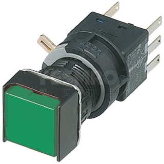 和泉 IDEC HA系列按钮开关 HA2L-M1C54G 正方形 银接点 AC/DC24V 1C 绿色 照明按钮 CM3853【价格 图片 ...