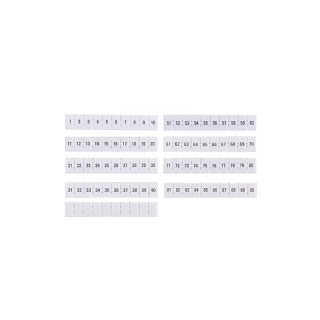 火也 ZB系列 接线端子数字标记条