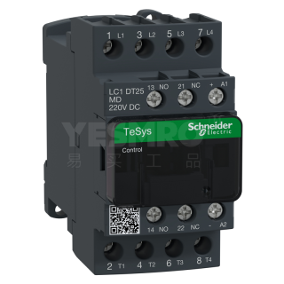 施耐德 Schneider 国产TeSys LC1D系列四极交流接触器(直流线圈)