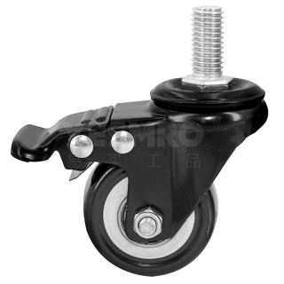 易买优选 经济型 中轻型脚轮 丝杆万向型 负载≤70KG