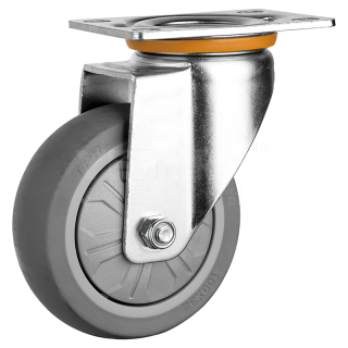 火也 美式中型脚轮 平板万向型负载≤210KG