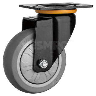 火也 美式中型脚轮 平板万向型负载≤210KG