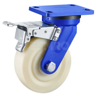 易买优选 经济型 欧式重型加强型脚轮  平板万向型 负载≤1700KG