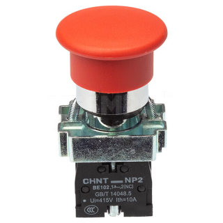 正泰 CHINT NP2系列蘑菇头式金属按钮