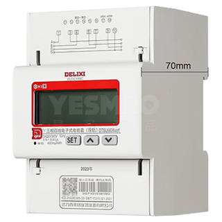 德力西 DELIXI DTSU6606系列 三相四线电子式电能表(导轨）
