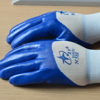 星宇n588手套 尼龙丁腈涂层涂胶手套